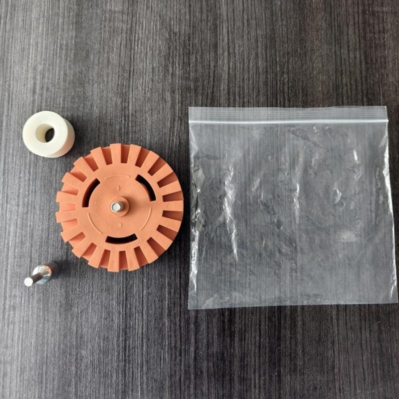   Portable Rubber Eraser Wheel Efficient Glues Removal Wheel for Car Protects Paint While Cleaning Surfaces