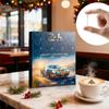 Weihnachts-Adventskalender, 24-Tage-Adventskalender Feiertags-Countdown-Kollektion, Anhängerbox geeignet für Weihnachtsüberraschungsgeschenke