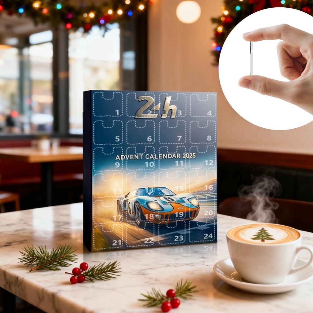 Calendar de Advent de Crăciun, Calendar de Advent de 24 de zile Colecție Numărătoare Inversă de Sărbători, Cutie cu Pandantive Potrivită Pentru Cadouri Surpriză de Crăciun