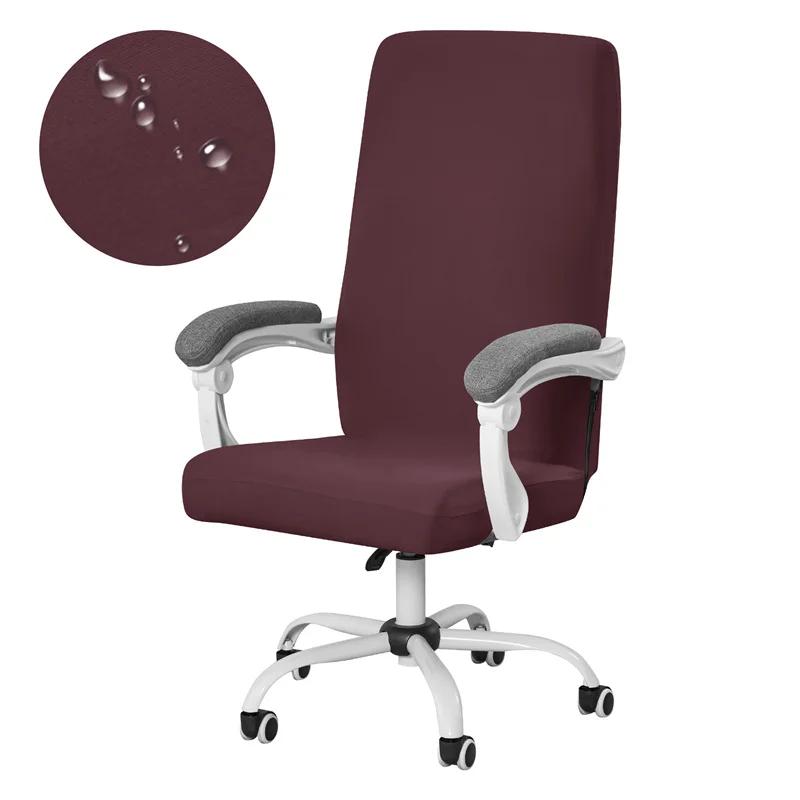 1Pc Office Chair Cover Stretch Anti-Dirty Elastane Cloth Computer Seat Cover Slipcover Universal Non-Slip Game Chair Covers
