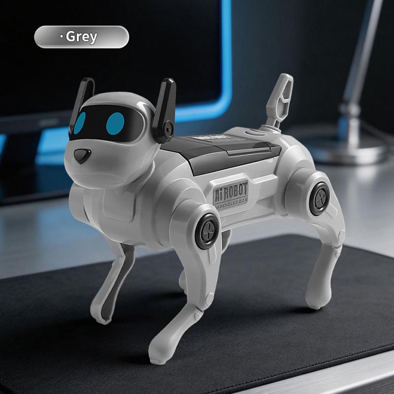 Kids Electronic Toys AI Robot Smart Dog Talking Voice Controlled Children s Educational DIY Assembly Intelligent Fidgets Toys