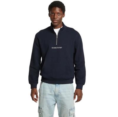 Guess Jeans Gj Reg Embro Half Zip Sweatshirt