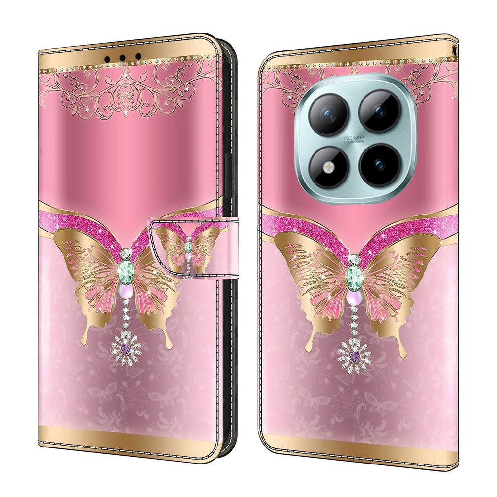 For Xiaomi Redmi Note 15 Pro 5G (Global) Case 3D Pattern PU Leather Wallet Phone Cover with Stand