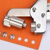 Grommet Hand Press Pliers Handheld Hole Punch Pliers with Ergonomical Handle for Craft Enthusiasts