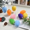 12pcs Plastic Easter Eggs Toys Accessories DIY Decorations Happy Egg Games Crafts Easter Decor Easter Egg Hunt 18x5x18cm