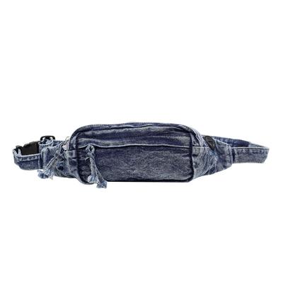 Torba na klatkę piersiową Damska torba crossbody Torba na talię o dużej pojemności Torba na ramię Jeansowa torba na telefon komórkowy