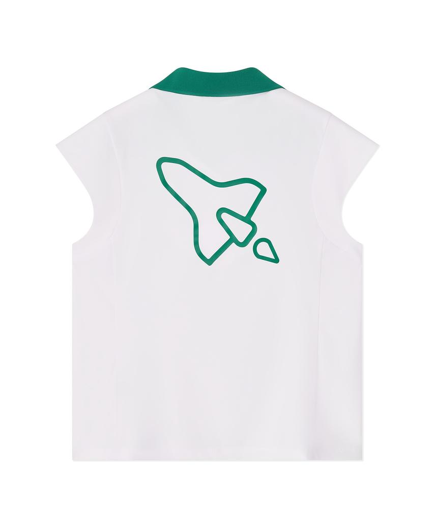 Antomas Cooling Tricot Cap Sleeve T-Shirt Women'S - White