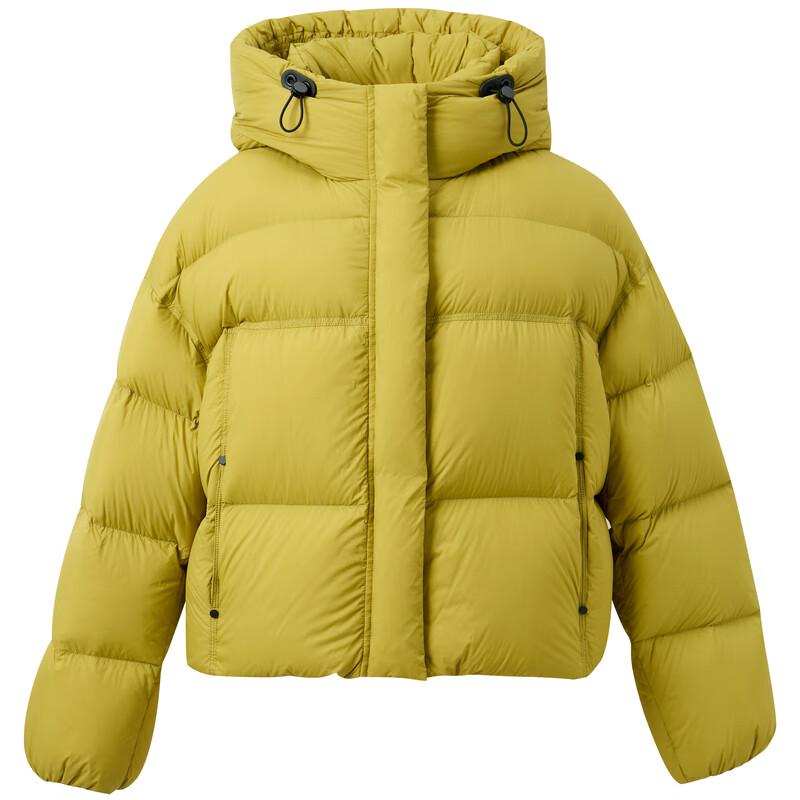 Chaqueta con capucha de plumón de ganso Sancai para mujer 2025