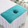 40*80cm Thickened Beauty SPA Massage Table Planking Face Towel With Hole Bed Bandana