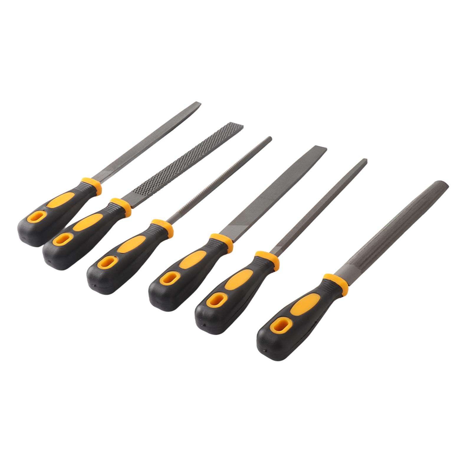 

Набор рашпилей по дереву 6 шт. 8 дюймов Инструмент ручной из высокоуглеродистой стали для деревообработки, металла, стекла, керамики