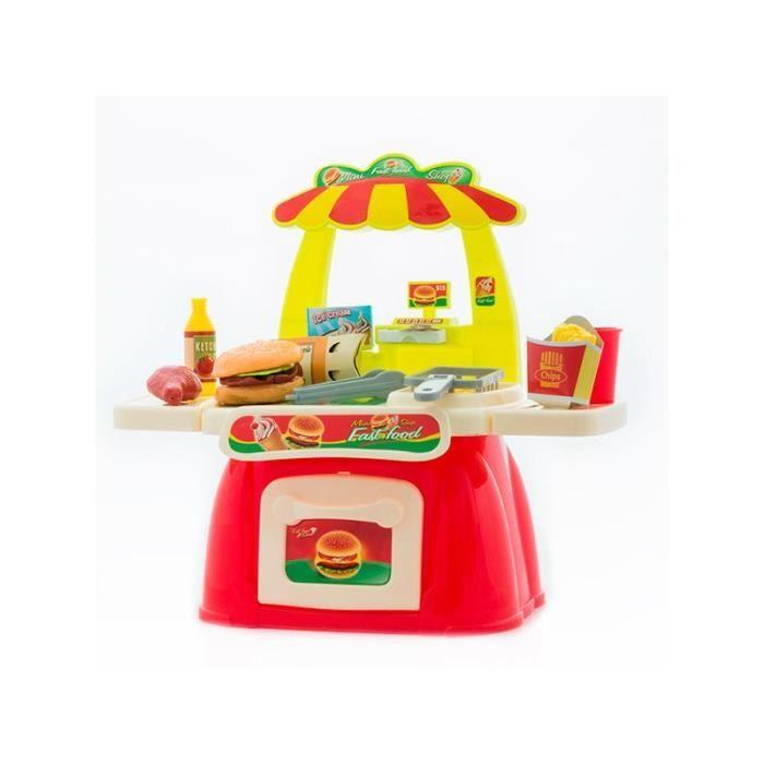 Jeu De Fast Food Avec Accessoires - -