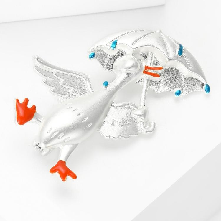 Lovely Duck Pin Sturdy Alloy Brooch For Girls Teens Fashion Lovers