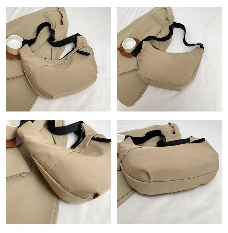 2024 Nylon Dumpling Shoulder Bag - Lightweight, Stylish, Minimalist Canvas for Women