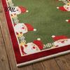 Holiday Area Rug for Living Room Christmas Bedroom Rug, Soft Imitation Cashmere Non-Slip Washable Festive Easy Care Floor Runner Entryway, Room,