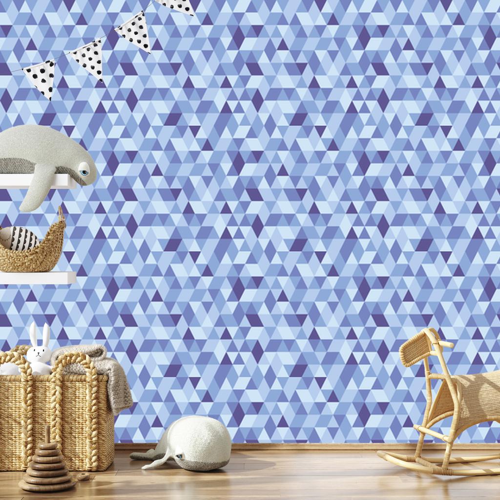 Geometric colorful pattern wallpaper for living room and bedroom 50x1000
