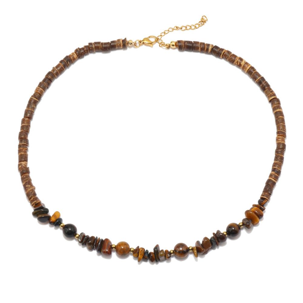 Irregular Stone Beaded Necklace Choker for Women Jewelry Accessories