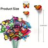 10/20/50pcs Butterfly Decoration Stakes 3D Artificial Butterfly Yard Planter Flower Pot Home Party Garden Patio Decoration