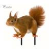 Realistic Squirrel Lawn Figurine Garden Stake, 2D Flat Acrylic Yard Art for Cute Ornament Outdoor Patio Pathway Decoration Stakes