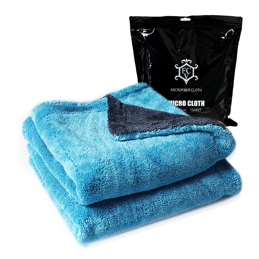

Car Wash Super Thick Micro for Coated 50 x 80 Edgeless Towel, Absorbent, Cloth, Double-Sided, Wiping, Double-Layered, Cars, cm, Microfiber, синий