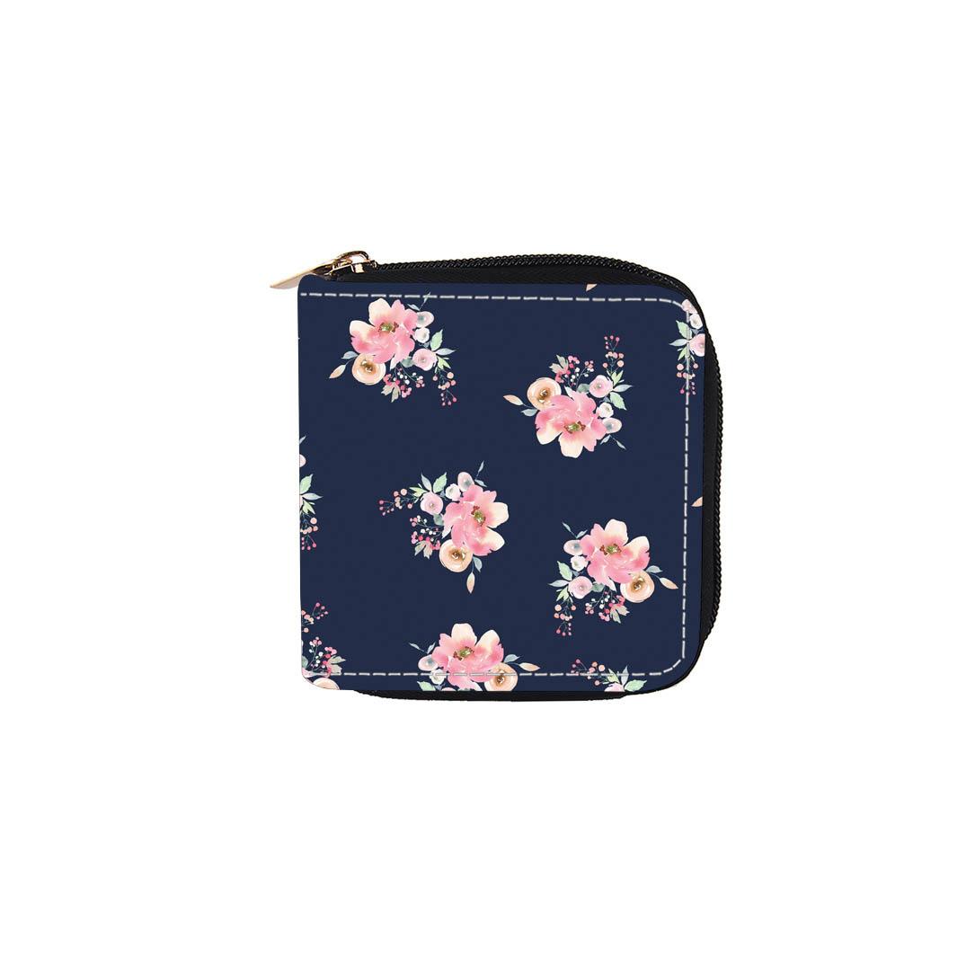 

Цветочный сменный короткий кошелек на молнии маленький кошелек клатч