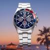 ORIENT Mako SOLAR PANDA Solar Panda Made in Japan Domestic Manufacturer Warranty Included, navy, Bracelet Type