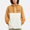 Timberland Color Block Casual Water-Resistant Hooded Jacket Unisex Jacket Vintage-White Wheat A6PYW-DN8