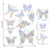 Aike Sun Prism Regenbogen Schmetterling Fensterglas Aufkleber