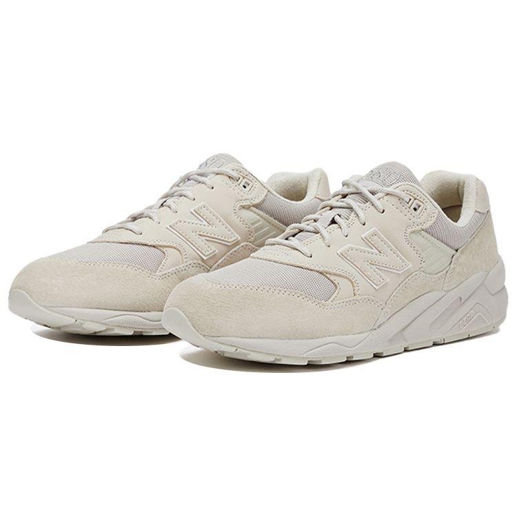 New Balance Nb 580 Classic Retro Fabric Leather Low Top Casual Running Shoes Unisex Sneaker Beige CMT580AR