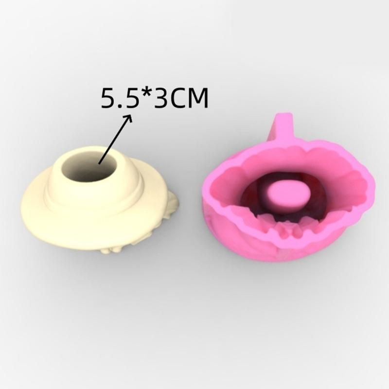 Durable Silicone Mold Exploy Casting Mould Girl Shaped Succulent Planter Molds Clay Molds for DIY Making Resin Flowerpot