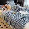 Thicken Imitation Rabbit Fur Plush Warm Breathable Sofa Blanket Blanket for Office Home Travel Autumn Winter Blanket Soft Fluffy