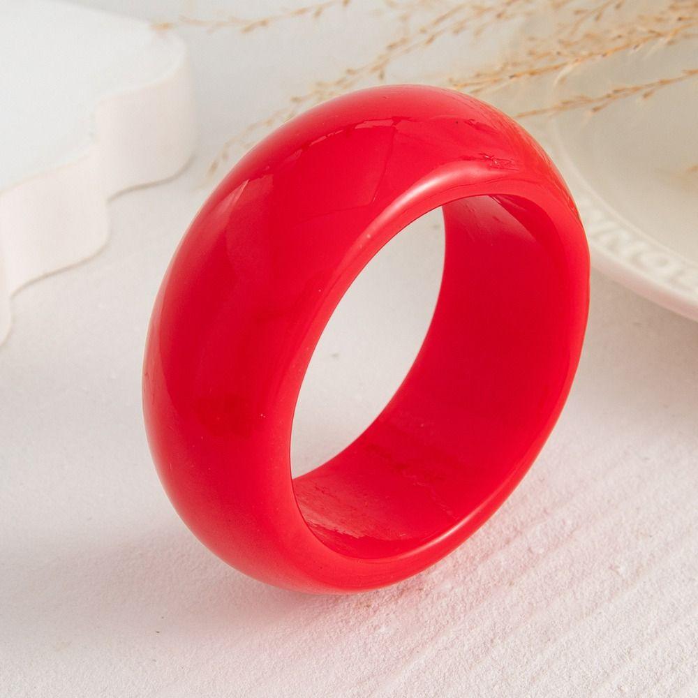 Exaggerated Large Acrylic Bangles Bohemian Geometric Charm Bracelets  Gifts for Women Girl