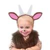 Halloween Cartoon Goat Shape Hair Hoop/Tail/Bowtie/Skirt Set for Woman Girls