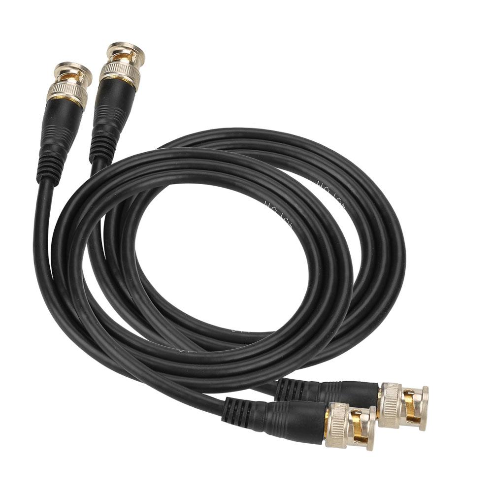 2pcs P1013 BNC Q9 Male Plug Oscilloscope Test Probe Cable   100cm 50ohm
