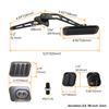 Aluminum Throttle Mount Gas Pedal w/Brake+Clutch Pad & 24"/36" Throttle Cable Bracket Spring Kit