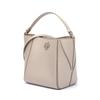 Tory Burch Mcgraw Logo Magnetic Snap Bucket Bag Women Handbags Terracotta-Gray 158500-200