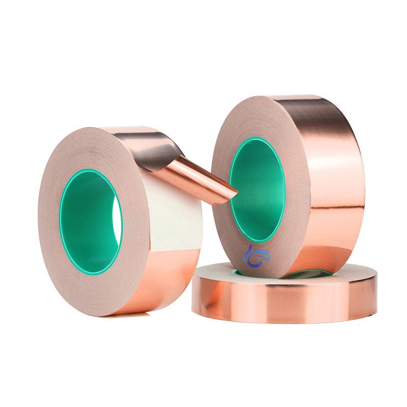 Single-Sided, High-Temperature, Anti-Interference, Double-Sided, Thickened, Self-Adhesive, Double-Conductive Copper Foil Tape