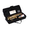 Eb Alto Saxophone Brass Lacquered Alto Sax Wind Instrument with Carry Case Gloves Straps Cleaning