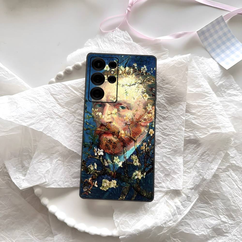 Van Gogh Oil Painting Phone Case For Samsung S 24 Fe 25 Ultra Plus 20 Lite 21 30 22 23 24 22 Ultra 5G Fundas