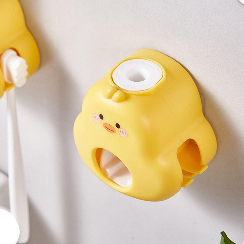 Automatic Toothpaste Dispenser Plastics Toothbrush Holder Toothpaste Squeezer  Toothpaste
