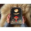 Grimoire Vintage Mushroom leather journal, Handmade Antique Deckle Edge Paper Spell Book of Shadows Journal for gifts
