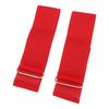 10 Pcs Red 3 Legged Race Bands Adjustable Legged Race Bands Hook and Loop Elastic Straps for Team Building Games