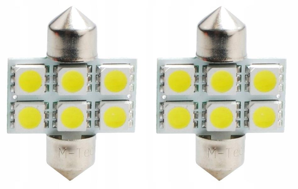 LED BULB C5W C10W 31mm 6xSMD5050 WHITE TUBE