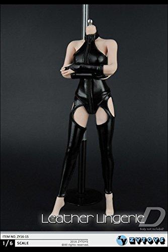 [TOYBARJAPAN] 1/6 Scale Figure Accessory/Sexy Beauty ZYTOYS ZY16-15 Sexy Leather Lingerie (Body and Head Not Included)