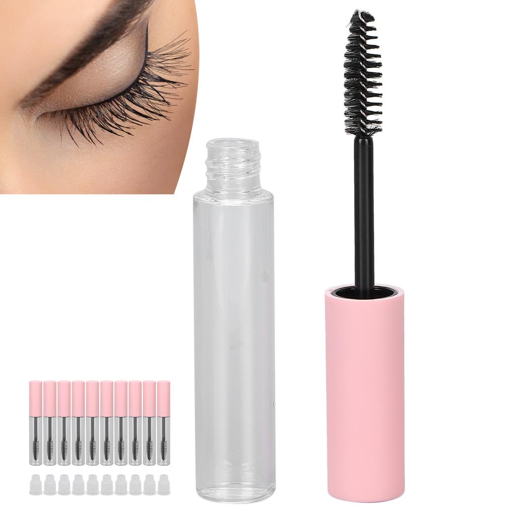 10pcs 10ml Empty Mascara Tube Reusable Portable Mascara Bottle for Eyelash Growth Oil