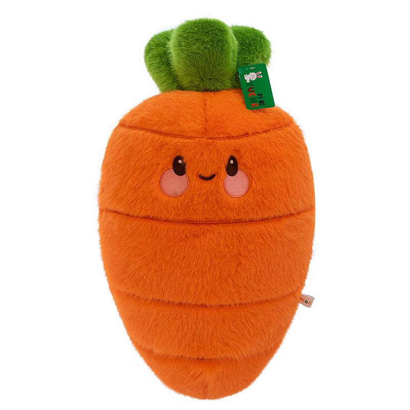 Soft and Cute Shy Carrot Plush Toys for Girls' Bedside Pillow Office Cushion Lying Pillow Bestie Gift