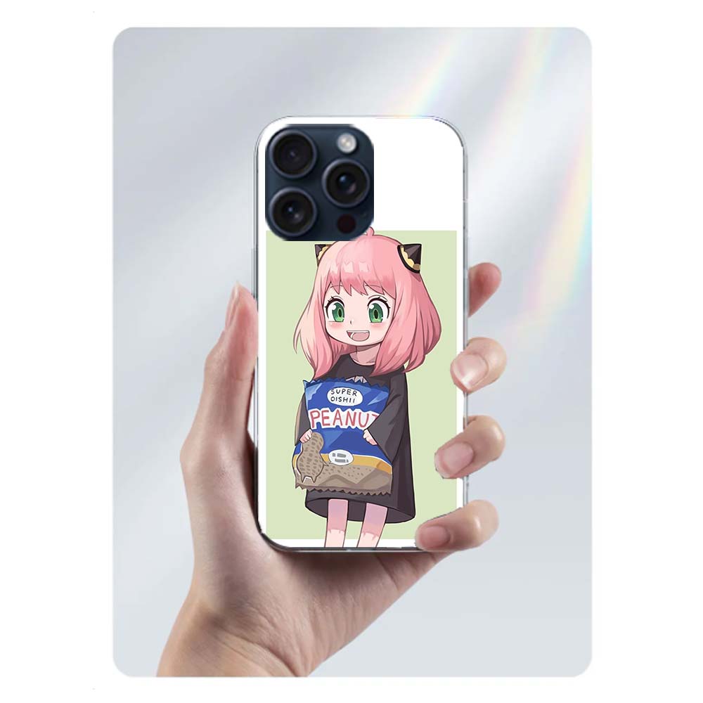 

Anya Forger Mind Reading Clear Phone Case For Iphone 17 Air 16 Pro Max 15 Pro 14 Plus 17E 16E 11 13 12 Mini Cover Cases Fundas C iPhone 15 Pro
