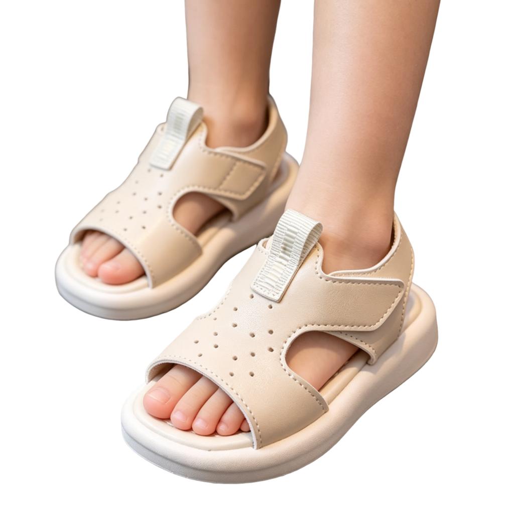 Children Soft Sole Sandals Lightweight Breathable Adjustable Strap Toddler Outdoor Comfortable Footwear for Walking and Play