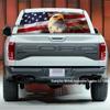 A135 American Eagle Flag Rear Window Decal for Trucks & SUVs