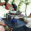Stainless Steels Grilling Grate BBQ Table Camping Table Foldable Camping Table Outdoor Folding Table Barbecue Table