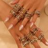 Stainless Steel  Elegant Minimalist Stackable Rings for Women Perfect for Daily Commute, and Special Occasions, Everyday Rings